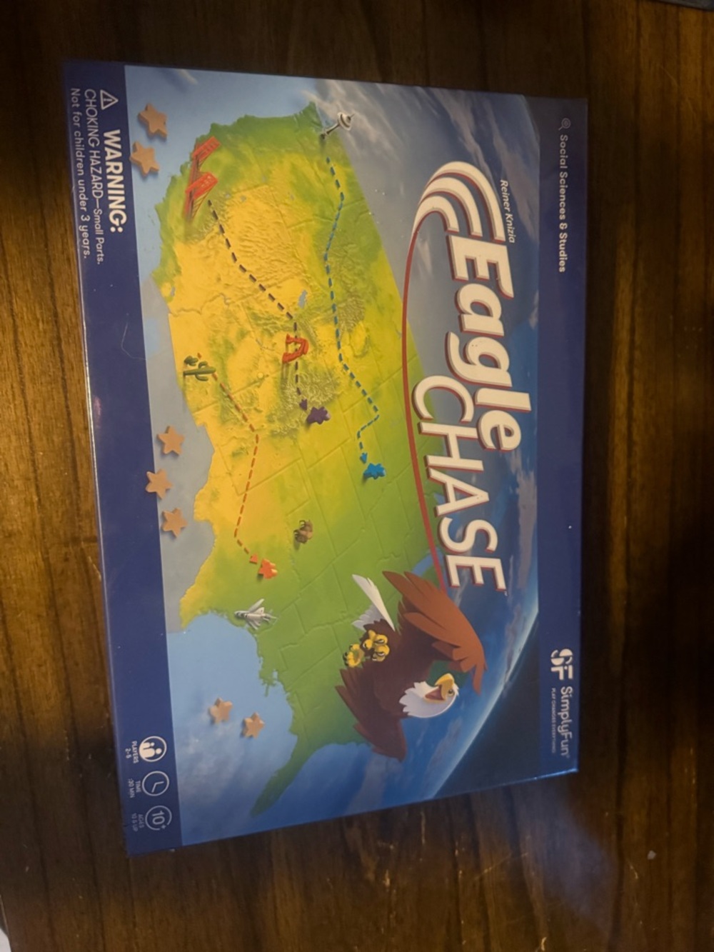 Eagle Chase Board Game by - Blue/Green